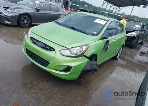 2013 Hyundai Accent Se из США, поврежденный, VIN KMHCU5AE1DU092402